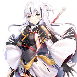 This is a pixiv picture whose title is 上杉謙信.