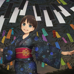 This is a pixiv picture whose title is 願いの歌.