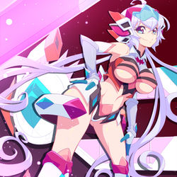 This is a pixiv picture whose title is ネフシュタンギアクリスちゃん.