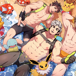 This is a pixiv picture whose title is POKEMON GO! Summer Train!.