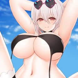 This is a pixiv picture whose title is 肉！.