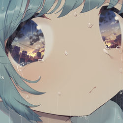 This is a pixiv picture whose title is あめのひ.