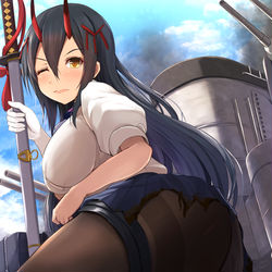 This is a pixiv picture whose title is 鈴谷.