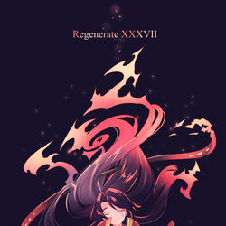 This is a pixiv picture whose title is 灰のその先へ.