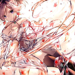 This is a pixiv picture whose title is 透明霊装.