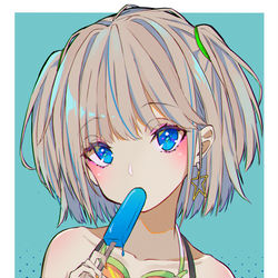 This is a pixiv picture whose title is 水着あさひ.