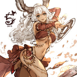 This is a pixiv picture whose title is 踊り子ヴィエラちゃん.