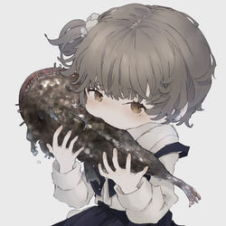 This is a pixiv picture whose title is つぐちゃんあんこうたべて.