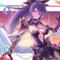 This is a pixiv picture whose title is 夜刀神十香.