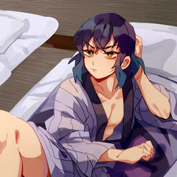 This is a pixiv picture whose title is 鬼滅ログ①.