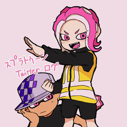 This is a pixiv picture whose title is すれ違うイカたちの日常落書き④.