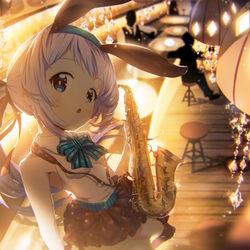This is a pixiv picture whose title is 智乃JAZZ.