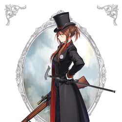 This is a pixiv picture whose title is スーツのリーエンフィールド.