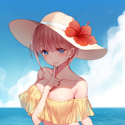 This is a pixiv picture whose title is 「内緒だよ♥」.