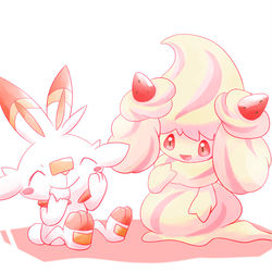 This is a pixiv picture whose title is マホイップ.