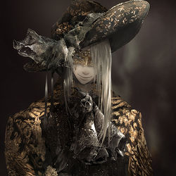 This is a pixiv picture whose title is 幸凶の賭博師.