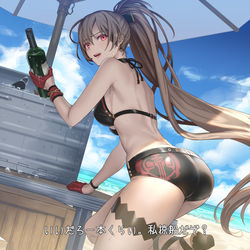This is a pixiv picture whose title is 母港における海賊行為の実態.