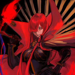 This is a pixiv picture whose title is 魔王ノッブ落書き.