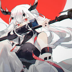 This is a pixiv picture whose title is 鬼.