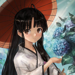 This is a pixiv picture whose title is 梅雨祥鳳.