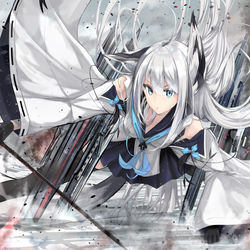 This is a pixiv picture whose title is 江風.