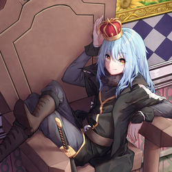 This is a pixiv picture whose title is 魔王リムル様.