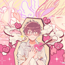 This is a pixiv picture whose title is 月曜日の憂鬱.