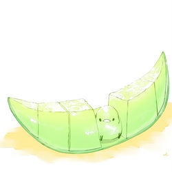 This is a pixiv picture whose title is メロン.