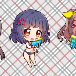 This is a pixiv picture whose title is ガルパミニキャラ.