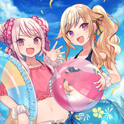 This is a pixiv picture whose title is 水着⛱.