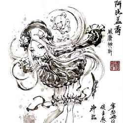 This is a pixiv picture whose title is 【極道畫師】阿比蓋爾·威廉姆斯.