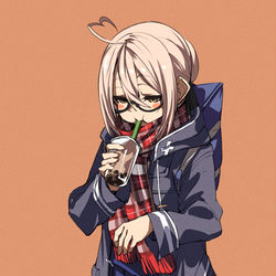 This is a pixiv picture whose title is タピるえっちゃん.