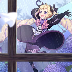 This is a pixiv picture whose title is 梅雨.