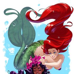 This is a pixiv picture whose title is Mermaids.