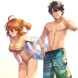 This is a pixiv picture whose title is 水着モデル「ぐだーず」.