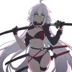 This is a pixiv picture whose title is ジャンヌ・ダルクサマー.