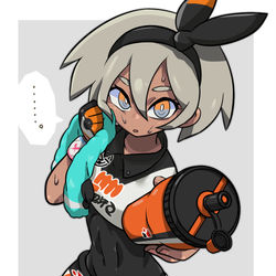 This is a pixiv picture whose title is 可愛いなって見てたら、勘違いされて飲み物わたされたい.