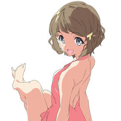 This is a pixiv picture whose title is 水着朋絵さん.