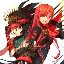 This is a pixiv picture whose title is ノッブ×３.
