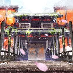This is a pixiv picture whose title is 囚獄.