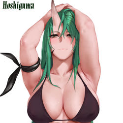 This is a pixiv picture whose title is 明日方舟 星熊.