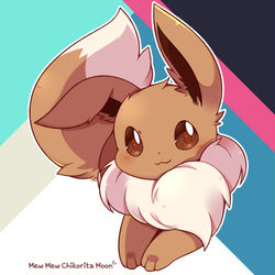 This is a pixiv picture whose title is Eevee & Flareon.