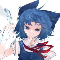 This is a pixiv picture whose title is 「はい、あたいの勝ち」.