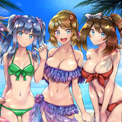 This is a pixiv picture whose title is アニポケヒロイン・inアローラ◎.