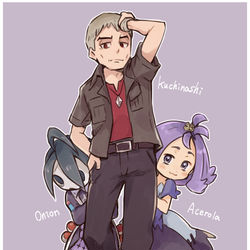 This is a pixiv picture whose title is ゴーストチルドレンwithおじさん.