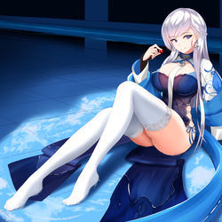 This is a pixiv picture whose title is ベルファスト(アズールレーン).