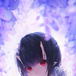 This is a pixiv picture whose title is Naive Pure💜.