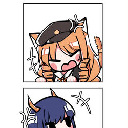 This is a pixiv picture whose title is *龙门粗口*.