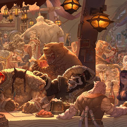 This is a pixiv picture whose title is 在天涯旅店偶遇米莎.
