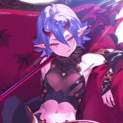 This is a pixiv picture whose title is あくま.